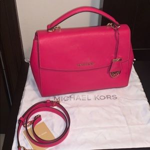 Michael Kors Hot pink Ava crossbody